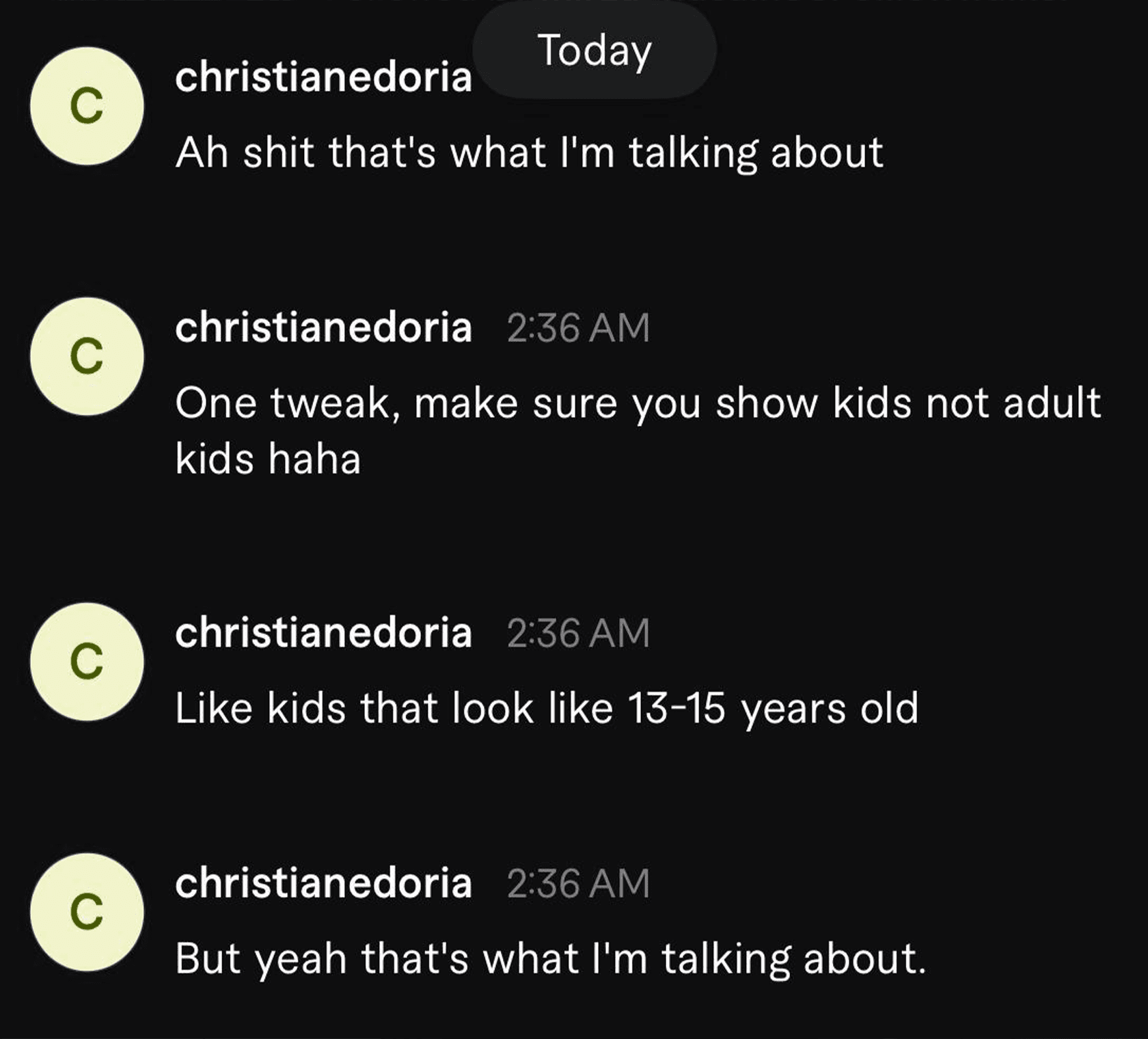 Chris Edoria result screenshot