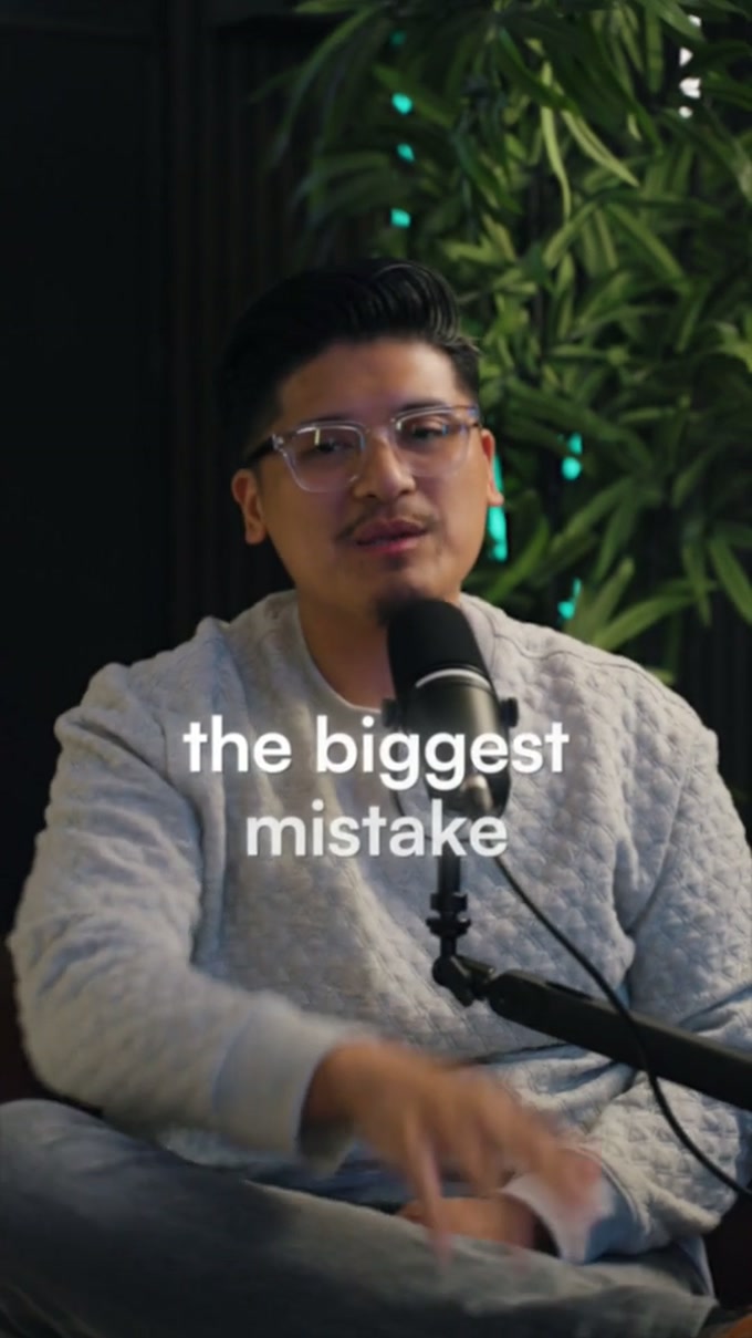 The same clip from step one, now mid-edit with captions