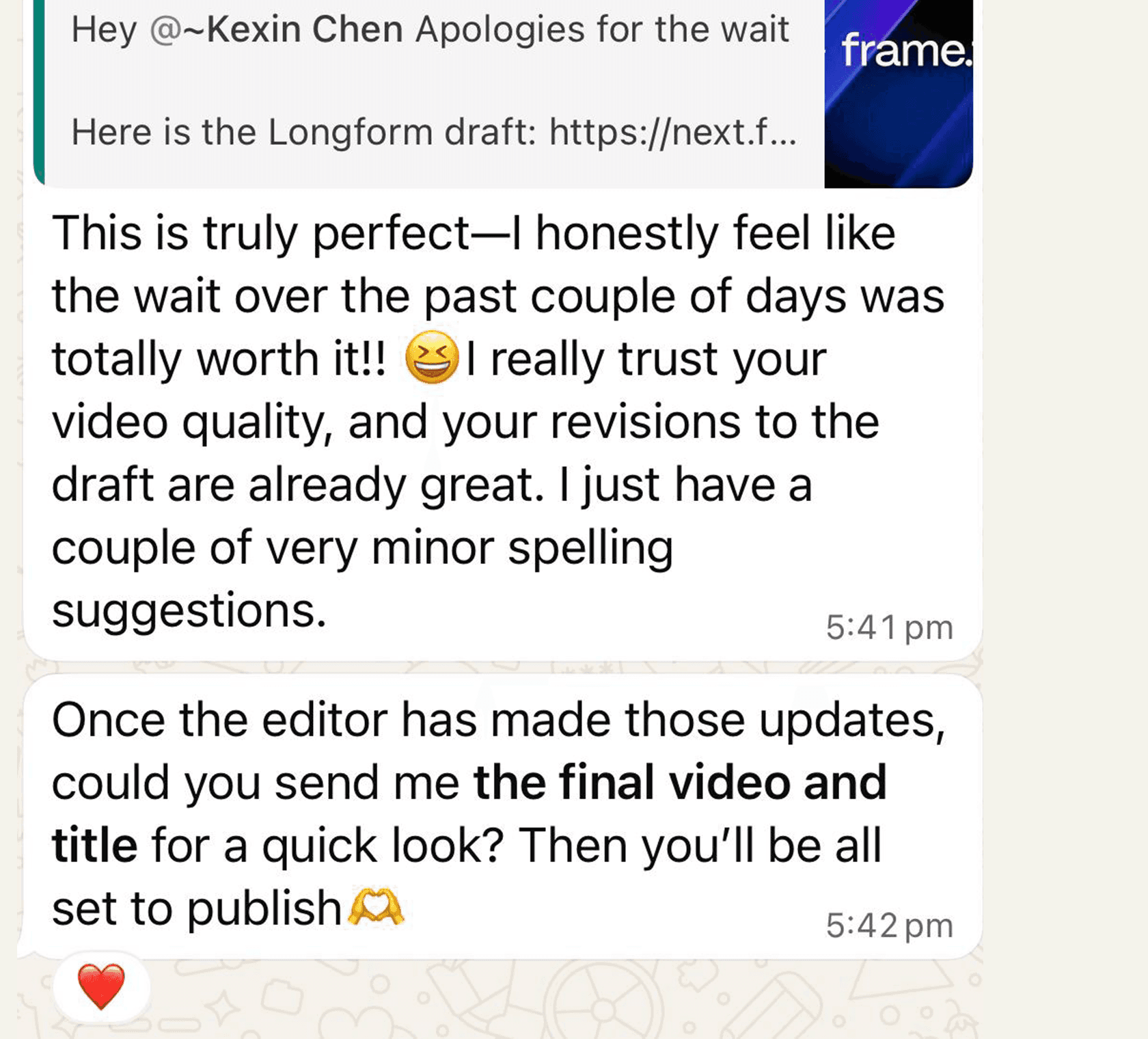 Kexin Chen result screenshot